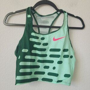 NEW Nike Womens Pro Elite Track & Field Bra Top DR5052-341 Size XL Green